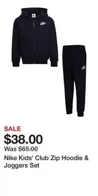Nordstrom Nike Kids' Club Zip Hoodie & Joggers Set offer
