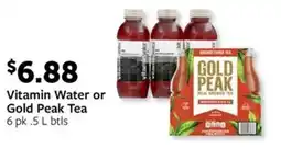 Fareway Vitamin Water or Gold Peak Tea offer