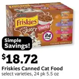 Fareway Friskies Canned Cat Food offer