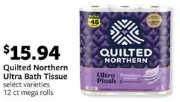 Fareway Quilted Northern Ultra Bath Tissue offer