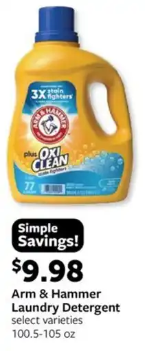 Fareway Arm & Hammer Laundry Detergent offer