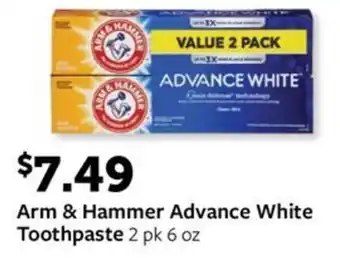 Fareway Arm & Hammer Advance White Toothpaste offer