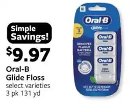 Fareway Oral-B Glide Floss offer