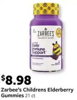 Fareway Zarbee's Childrens Elderberry Gummies offer