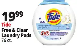 Ocean State Job Lot Tide Pods Free & Gentle Laundry Detergent Pacs 76 Count offer