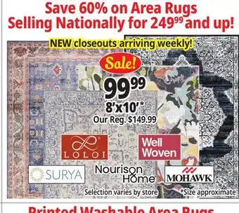 Ocean State Job Lot 8'x10'* Area Rugs offer