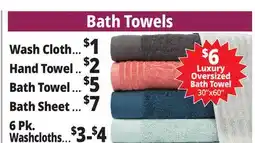 Ocean State Job Lot Bath Towels offer