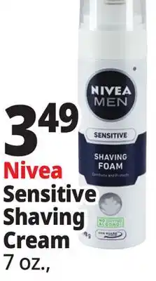 Ocean State Job Lot Nivea Sensitive Shaving Cream offer