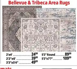 Ocean State Job Lot Bellevue & Tribeca Area Rugs offer