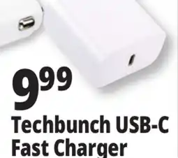 Ocean State Job Lot TechBunch Universal USB-C Wall Charger offer