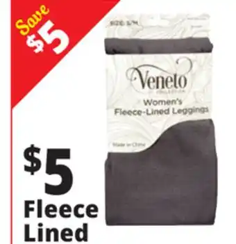Ocean State Job Lot Fleece Lined Leggings offer
