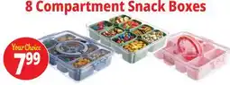 Ocean State Job Lot 8 Compartment Snack Boxes offer