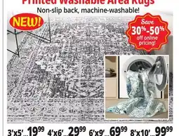 Ocean State Job Lot Printed Washable Area Rugs offer