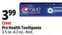 Ocean State Job Lot Crest Pro Health Toothpaste offer
