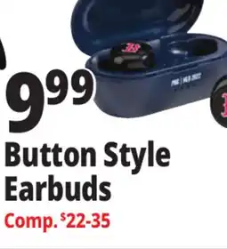 Ocean State Job Lot Button Style Earbuds offer