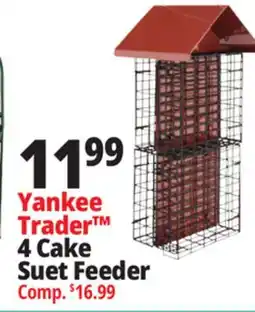 Ocean State Job Lot Yankee Trader 4 Cake Suet Feeder offer