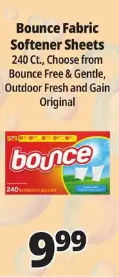Ocean State Job Lot Bounce Free & Gentle Dryer Sheets 240 Count offer