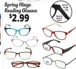 Ocean State Job Lot Spring Hinge Reading Glasses offer