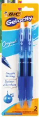 Ocean State Job Lot BIC Gel-ocity Blue Ink Gel Pens 2-Count offer