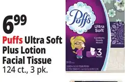 Ocean State Job Lot Puffs Ultra Soft Plus Lotion Facial Tissue offer