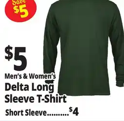 Ocean State Job Lot Men's & Women's Delta Long Sleeve T-Shirt offer