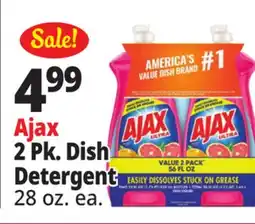 Ocean State Job Lot Ajax 2 Pk. Dish Detergent offer