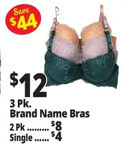 Ocean State Job Lot 3 Pk. Brand Name Bras offer