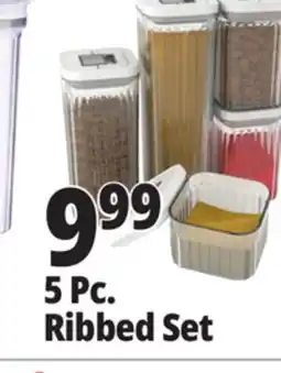 Ocean State Job Lot 5 Pc. Ribbed Set offer