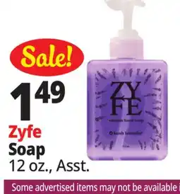 Ocean State Job Lot Zyfe Soap offer