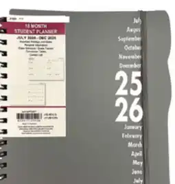 Ocean State Job Lot 2025/2026 18 Month Student Planners offer
