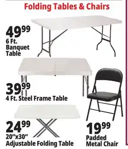 Ocean State Job Lot Folding Tables & Chairs offer