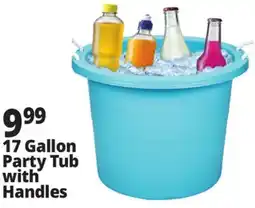 Ocean State Job Lot Gracious Living Party Tub with Rope Handles 17.8 Gal offer