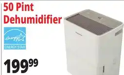 Ocean State Job Lot Hisense Energy Star 50 Pint 2-Speed Dehumidifier White offer