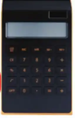 Ocean State Job Lot School Supplies Solar Powered 10-Digit Slim Desktop Calculator with Battery for Backup offer