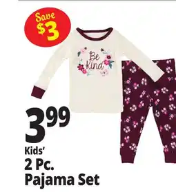 Ocean State Job Lot Kids' 2 Pc. Pajama Set offer