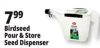 Ocean State Job Lot Birdseed Pour & Store Dispenser offer
