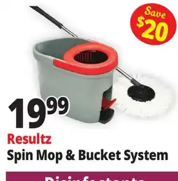 Ocean State Job Lot Spin Mop & Bucket System offer