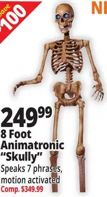 Ocean State Job Lot Skully the 8ft. Animatronic Skeleton offer