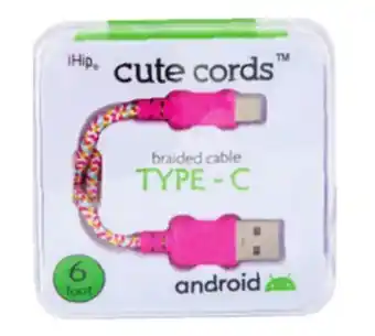 Ocean State Job Lot 6 Ft. Type C Cute Cords offer