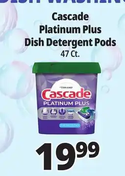 Ocean State Job Lot Cascade Platinum Plus Dishwasher Pods offer