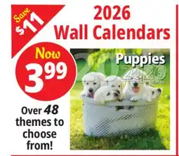 Ocean State Job Lot 2026 Wall Calendars offer