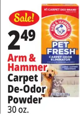 Ocean State Job Lot Arm & Hammer Pet Fresh Carpet Odor Eliminator 30 oz offer