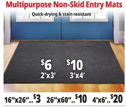 Ocean State Job Lot Entry Mats offer