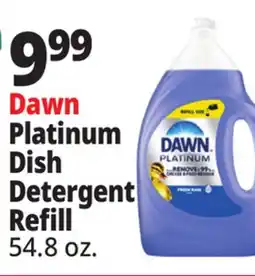 Ocean State Job Lot Dawn Platinum Dish Soap Liquid Refill 54.8oz offer