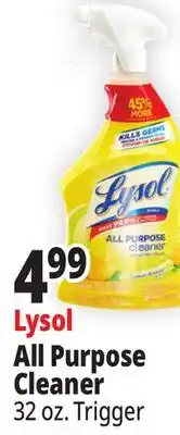 Ocean State Job Lot Lysol All Purpose Lemon Breeze Cleaner 32 oz offer
