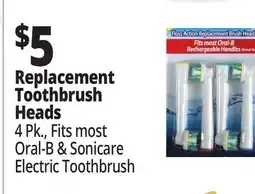 Ocean State Job Lot Dentacare Flexisoft Replacement Brush Heads 4 Count offer