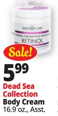Ocean State Job Lot Skin Care Moisturizing Face Neck and Hand Retinol ACream 16.9 oz offer