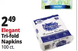 Ocean State Job Lot Elegant Paper Dinner Napkins 100-Count offer