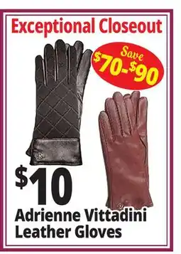 Ocean State Job Lot Adrienne Vittadini Leather Gloves offer