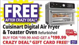 Ocean State Job Lot Cuisinart Digital Air Fryer & Toaster Oven (Factory Refurbished) offer